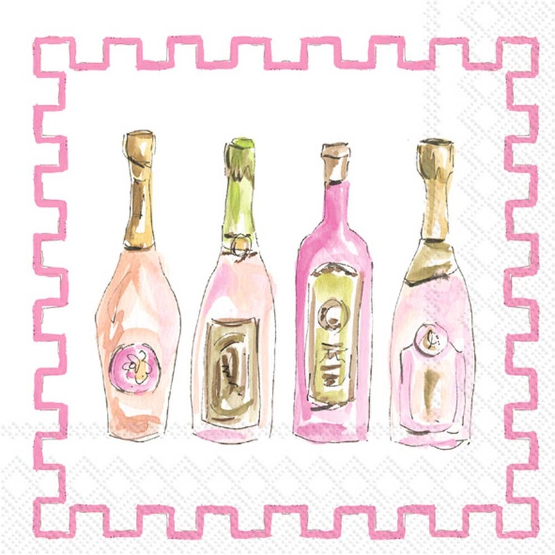 Paper Cocktail Napkin 20 Ct Champagne