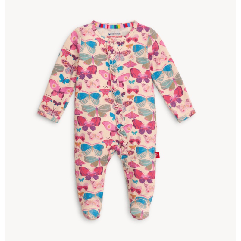 All A-Flutter Modal Footie w/ Ruffle