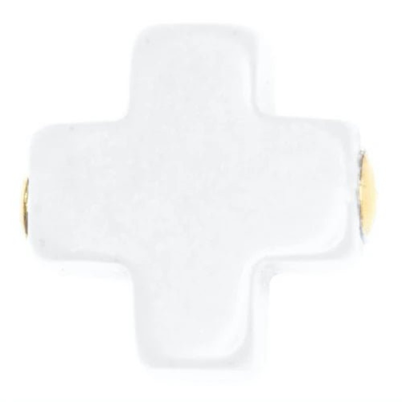 egirl 14 Necklace Gold – Signature Cross Gold Small Off White