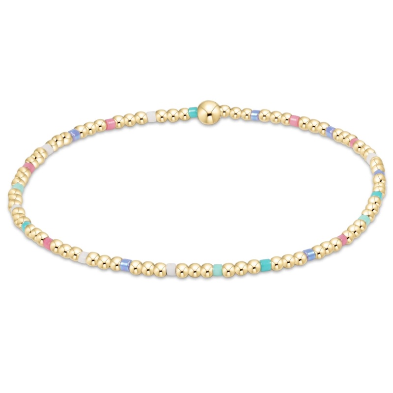 egirl Hope Sincerity Pattern 2mm Bead Bracelet – Hot Mess