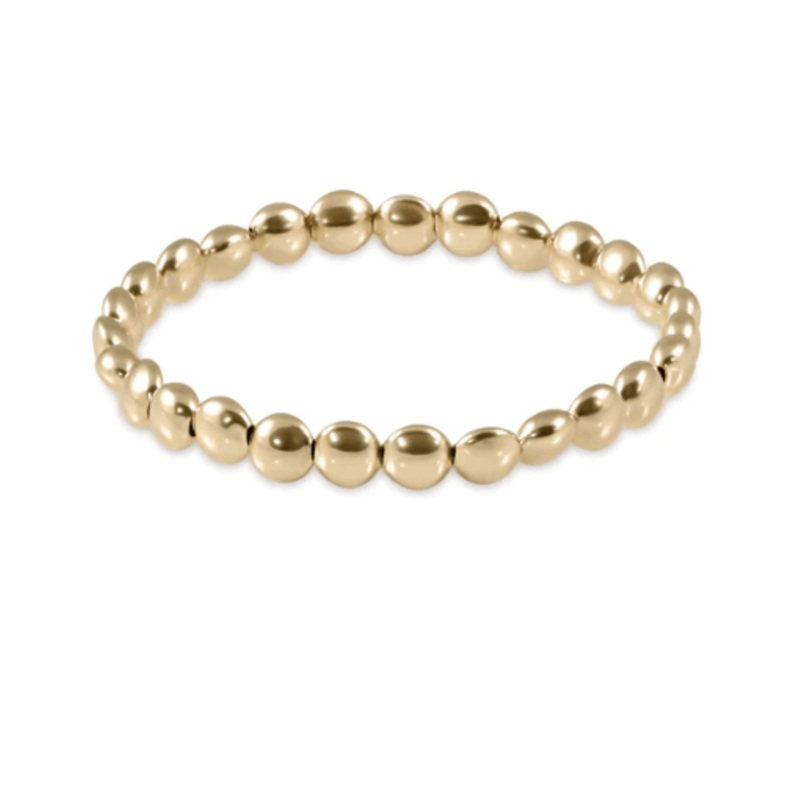 Honesty Gold 6mm Bead Bracelet