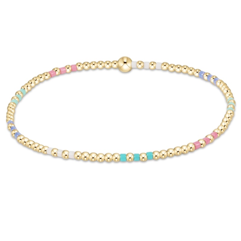 Hope Joy Pattern 2mm Bead Bracelet – Hot Mess