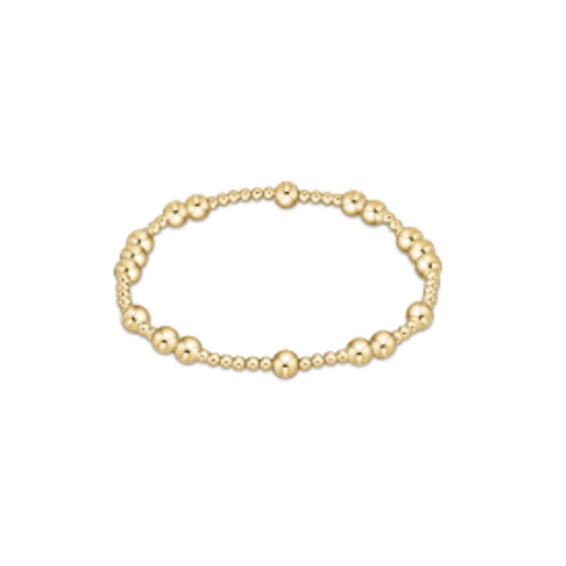 Hope Unwritten 5mm Bead Bracelet – Gold