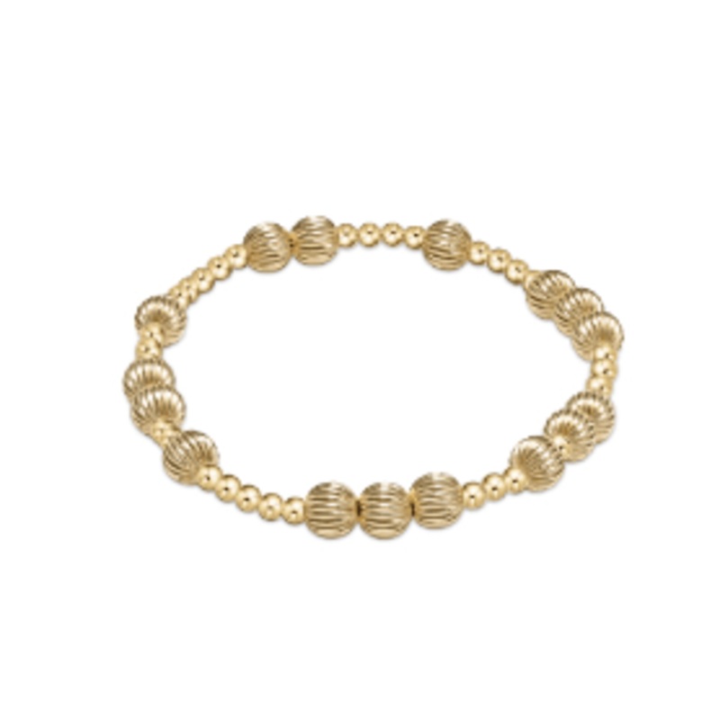 Hope Unwritten Dignity 6mm Bead Bracelet – Gold