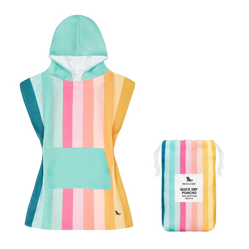 Kids Poncho – Coastal Candy
