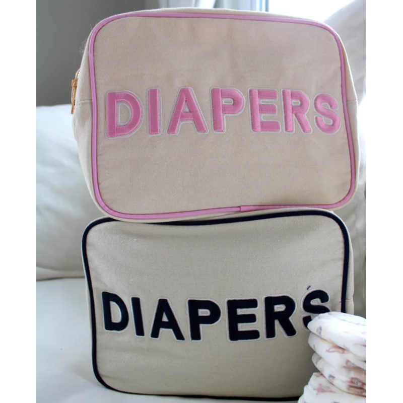 Canvas Diaper Holder – Navy