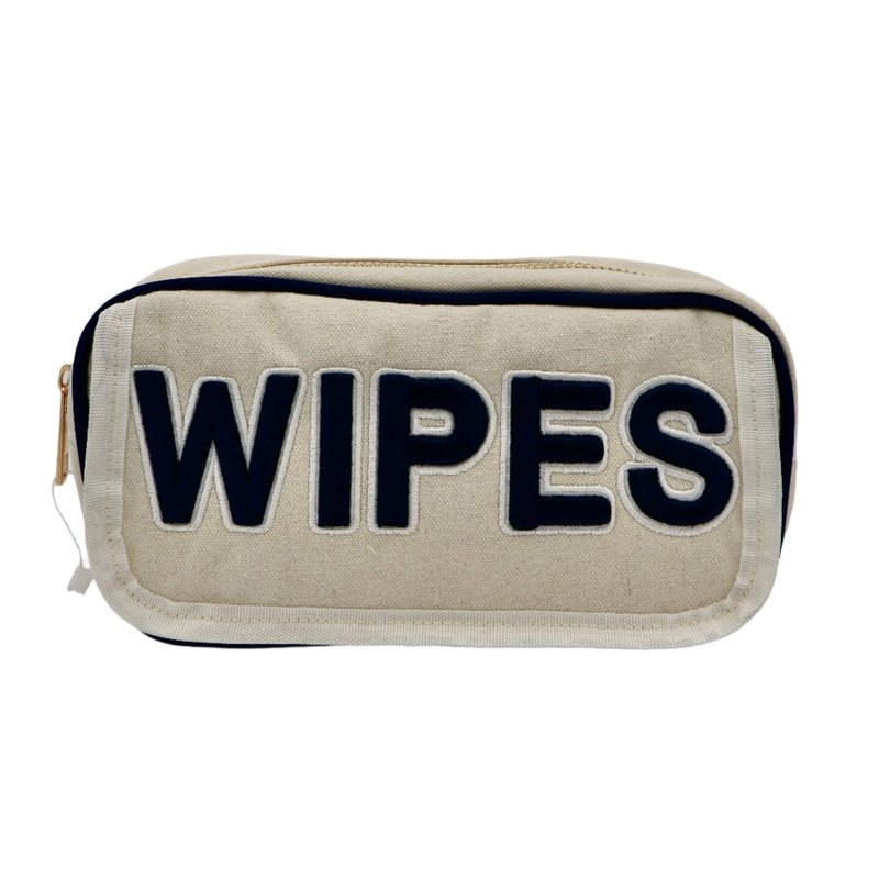 Canvas Wipes Holder-Navy