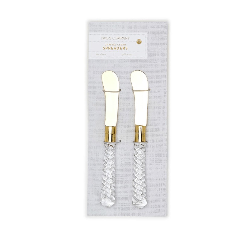 Crystal Clear S/2 Spreaders on Gift Card