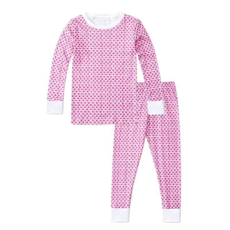 Kids Pajamas Rosie Pink Sailor Hearts Two Piece