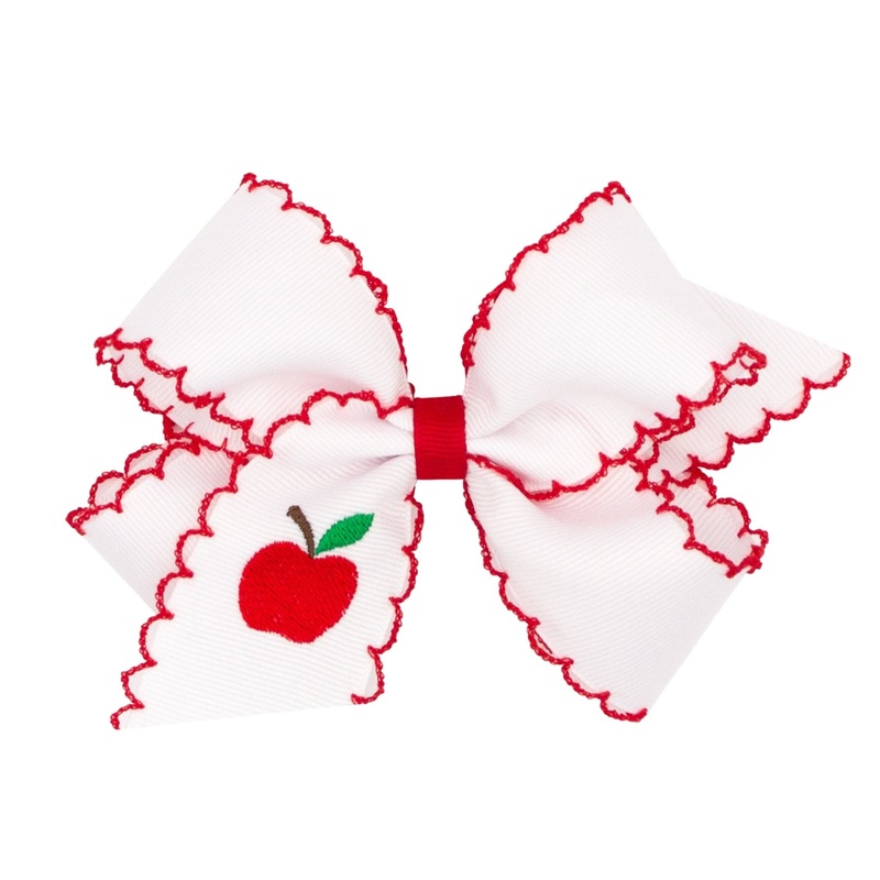 King Moonstitch Embroidered Harvest Bows – Apple