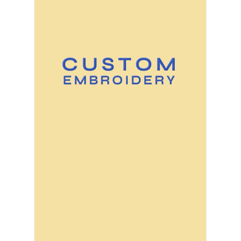 Custom Embroidery Add On