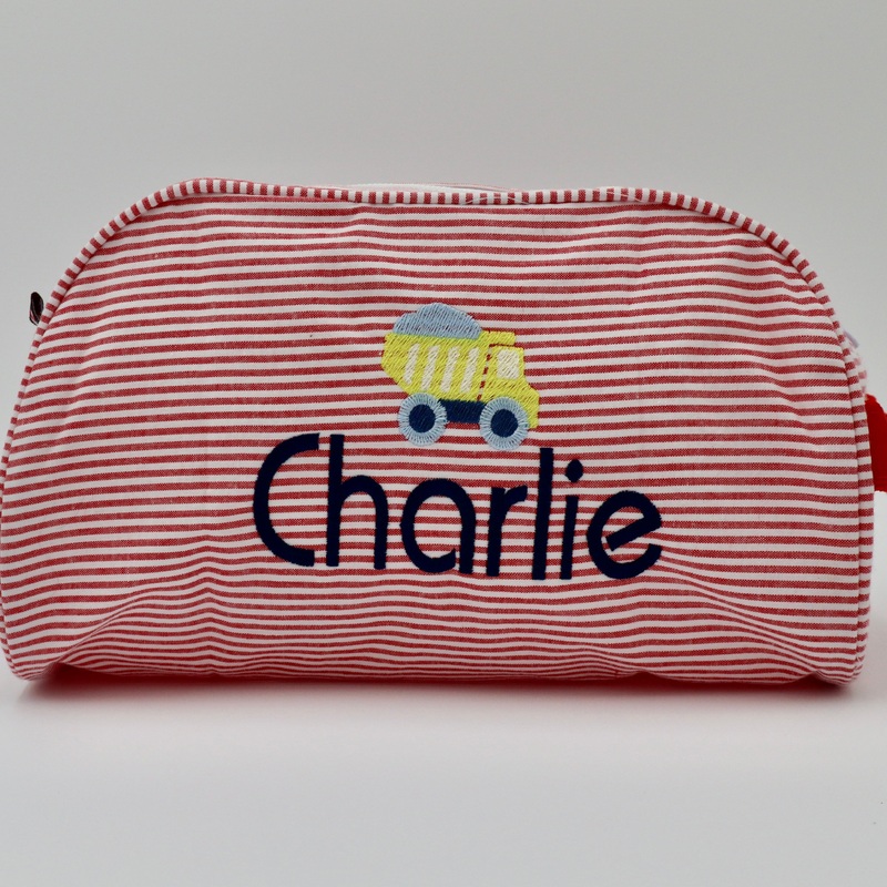 Seersucker Traveler Pouch