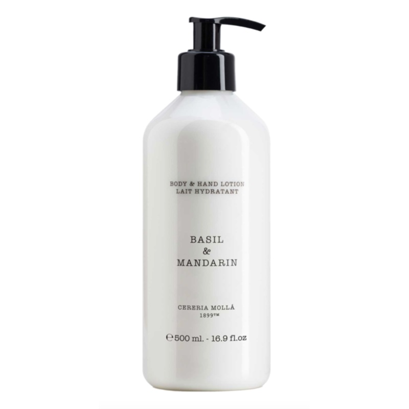 Basil & Mandarin Hand & Body Lotion by Cereria Molla