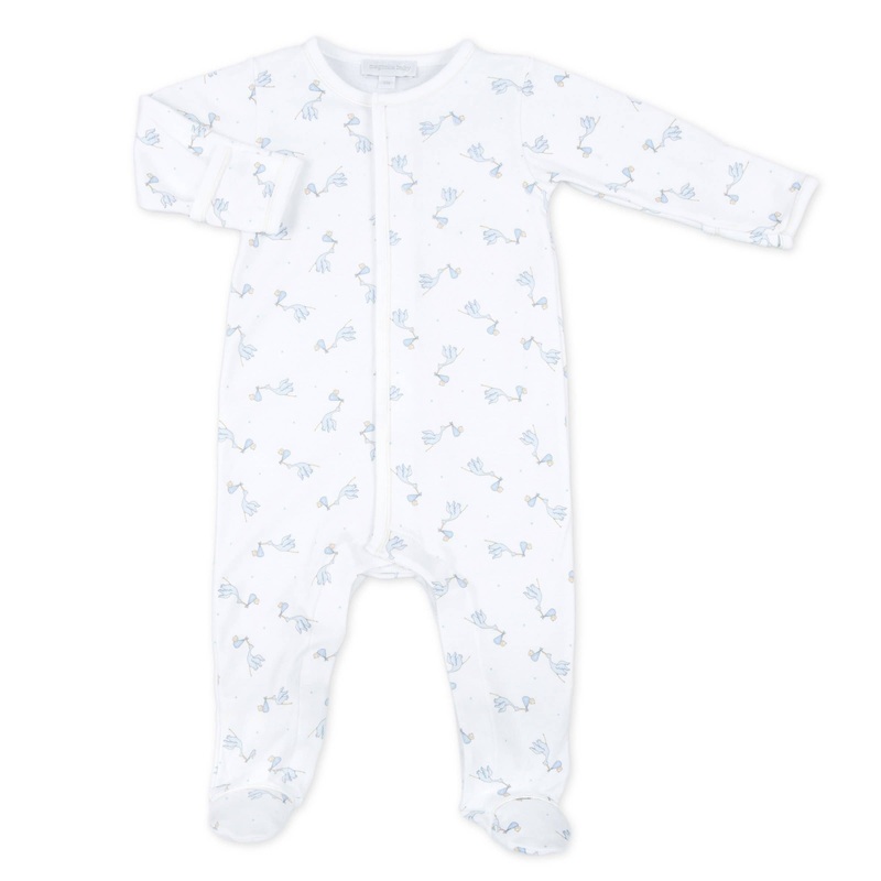 Blue Stork Worth the Wait Printed Footie