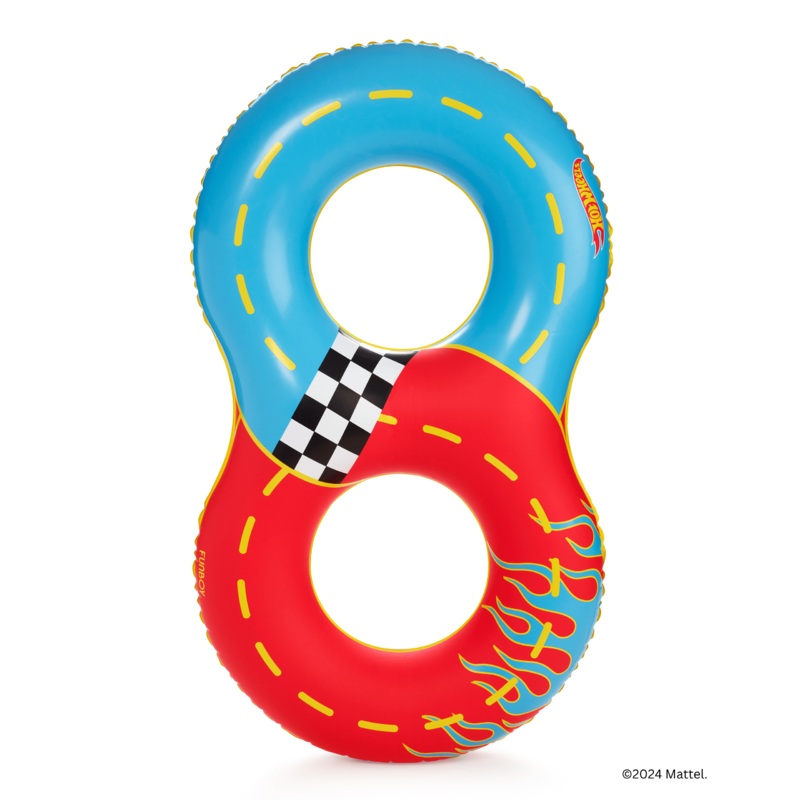 FUNBOY x Hot Wheels Kids Racetrack Double Tube Float (2-person)