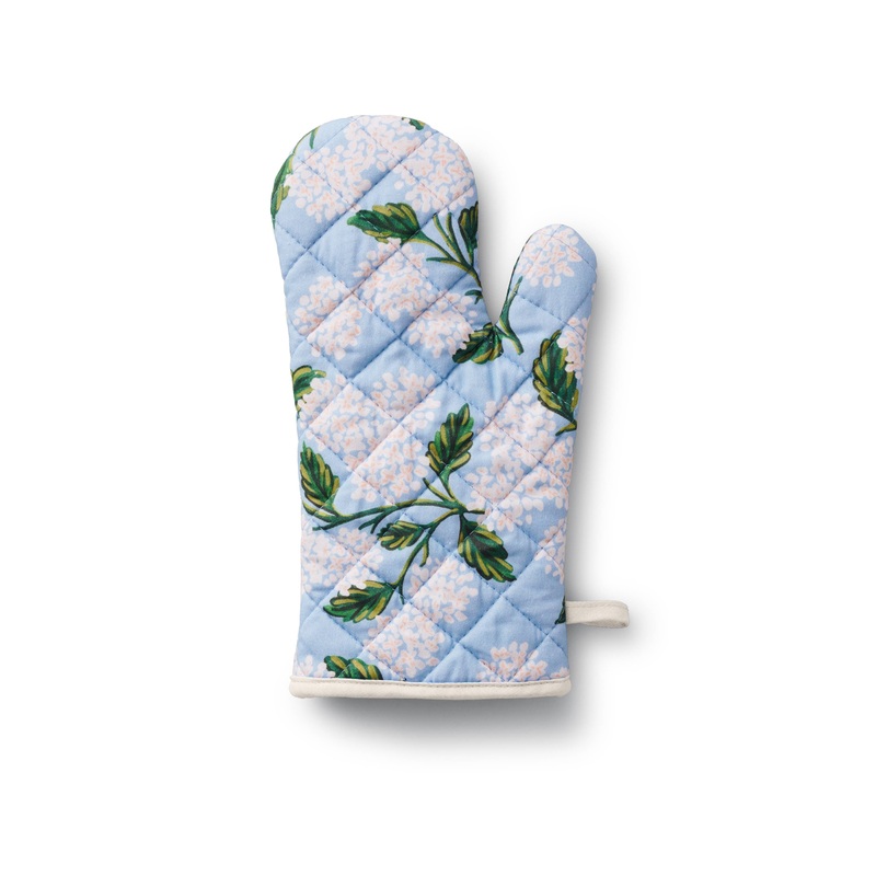 Hydrangea Oven Mitt