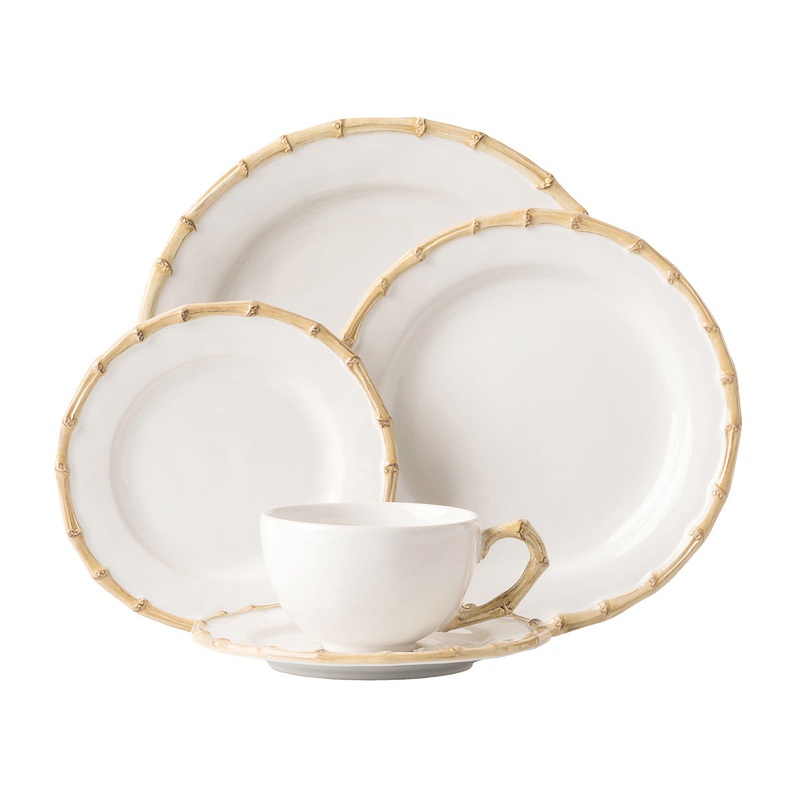 Juliska Bamboo 5pc Place Setting Natural