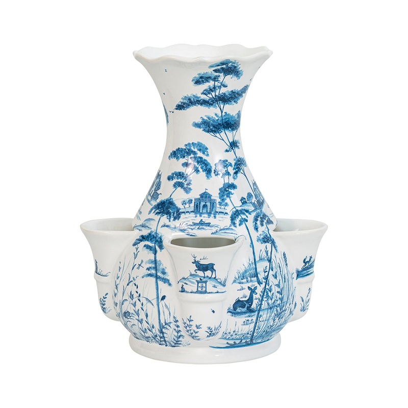 Juliska Country Estate 11.5 Tulipiere Vase Deft Blue