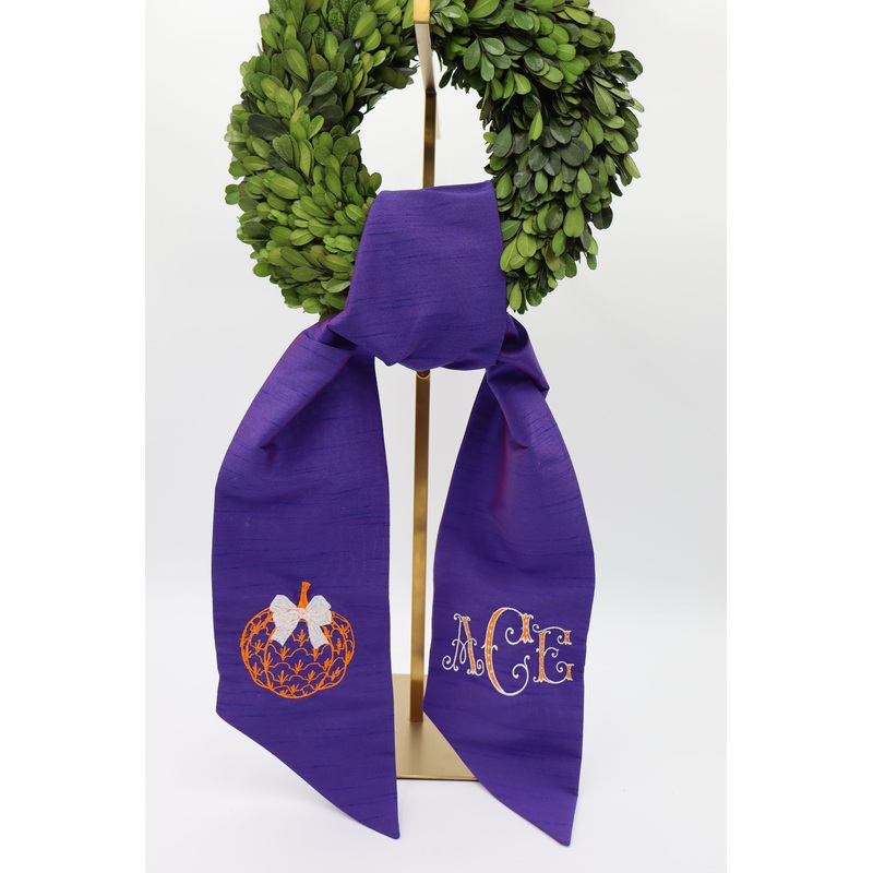 Purple Wreath Sash