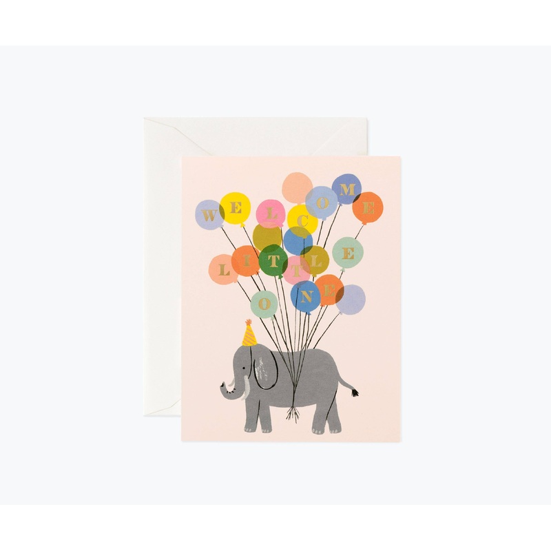 Welcome Elephant Card