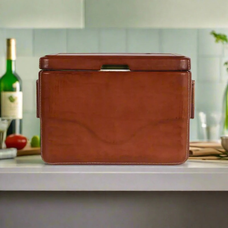Bati Leather Wrapped Large Cooler