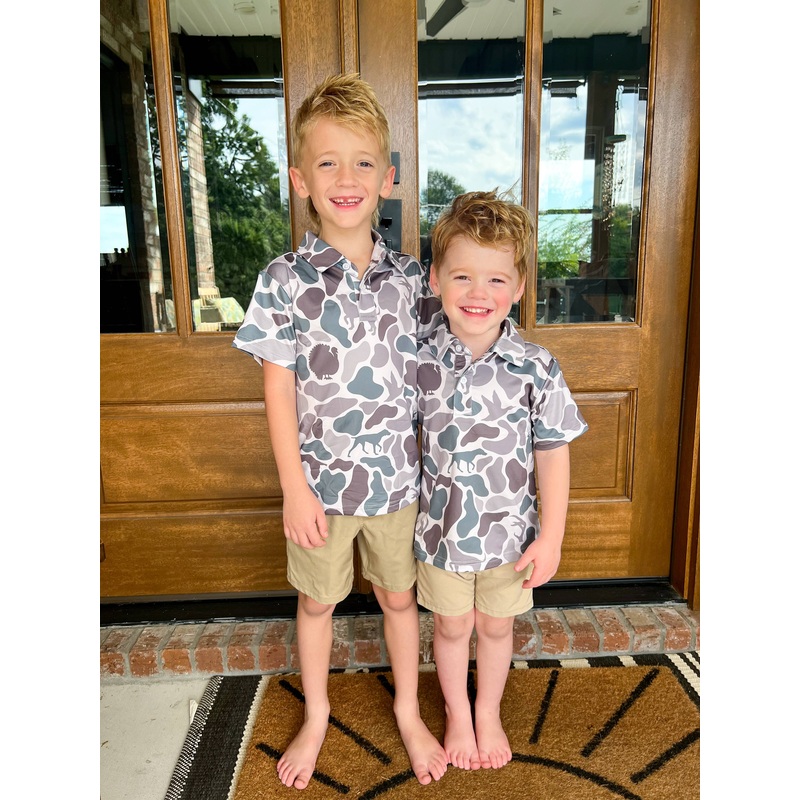 Boys shirt, camo, hunting, boys clothing