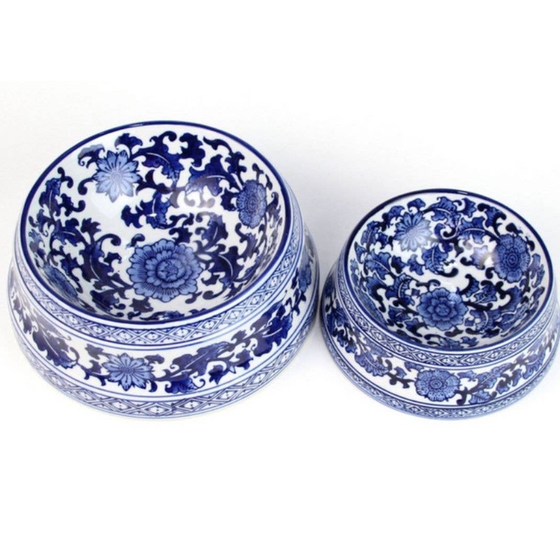 Floral Pet Bowl