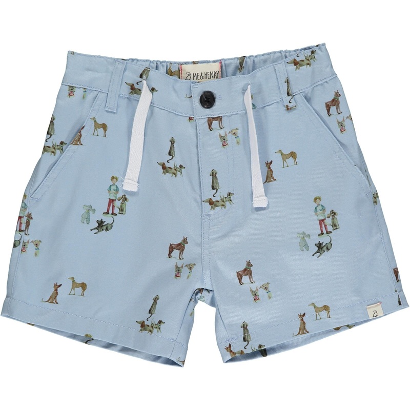 Henry Dog Print Shorts