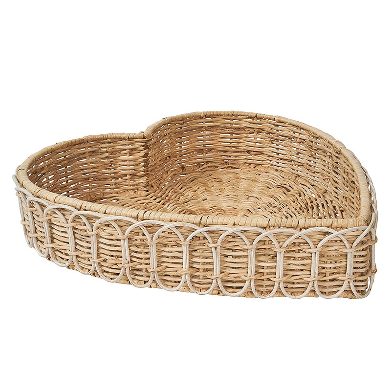 Juliska Provence Rattan 16 Heart Tray