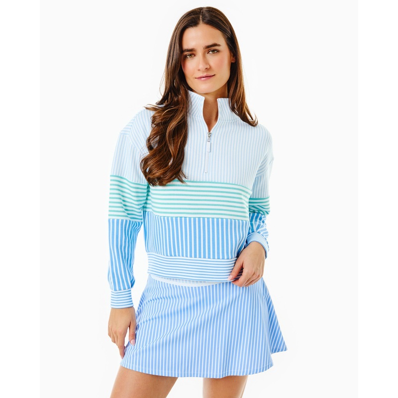 JV Quarter Zip Sweatshirt Tonal Blue