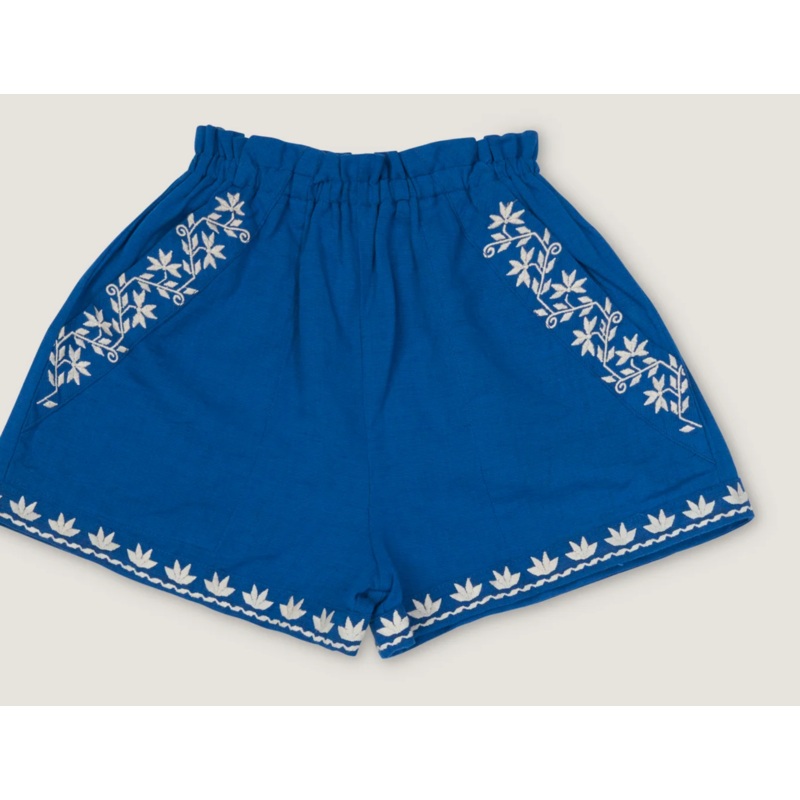Lali Girls Paperbag Shorts Agean