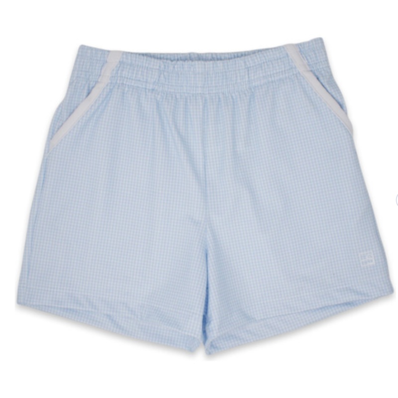 Nathan Short- Blue Mini Gingham