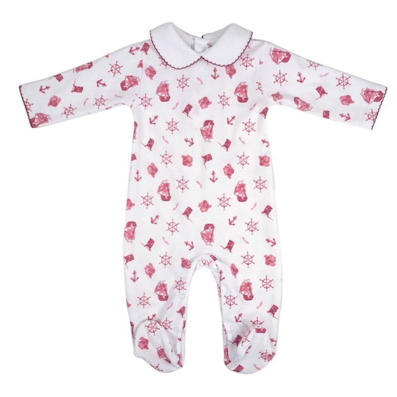 Pirates Pima Cotton Footie Pajamas