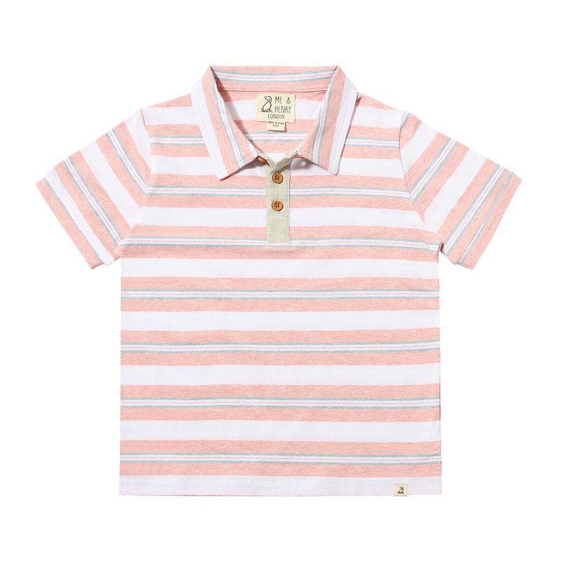 Anchor Polo Pink Grey