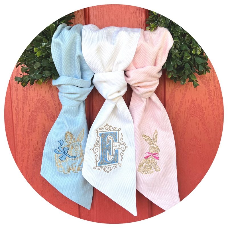 Cotton Wreath Sashes Pastel