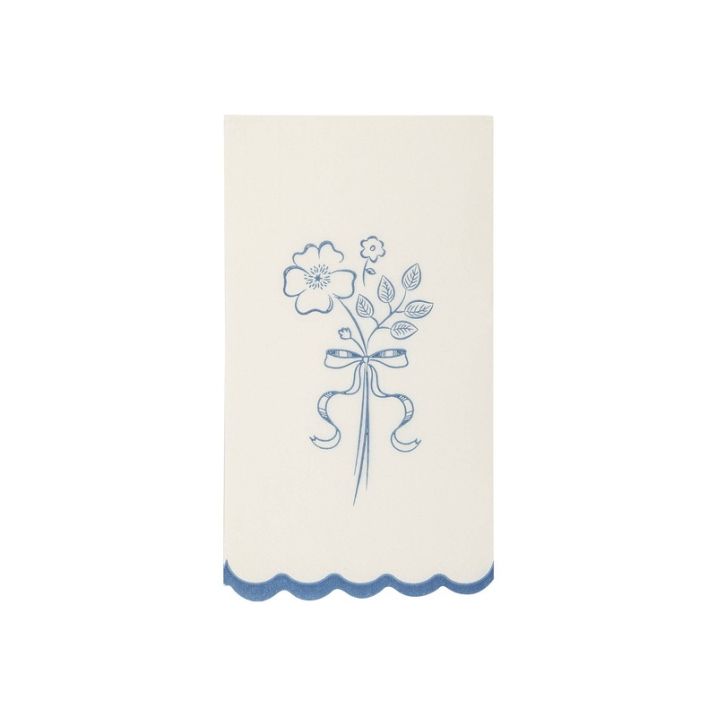 Flower Paper Disposable Dinner Napkin