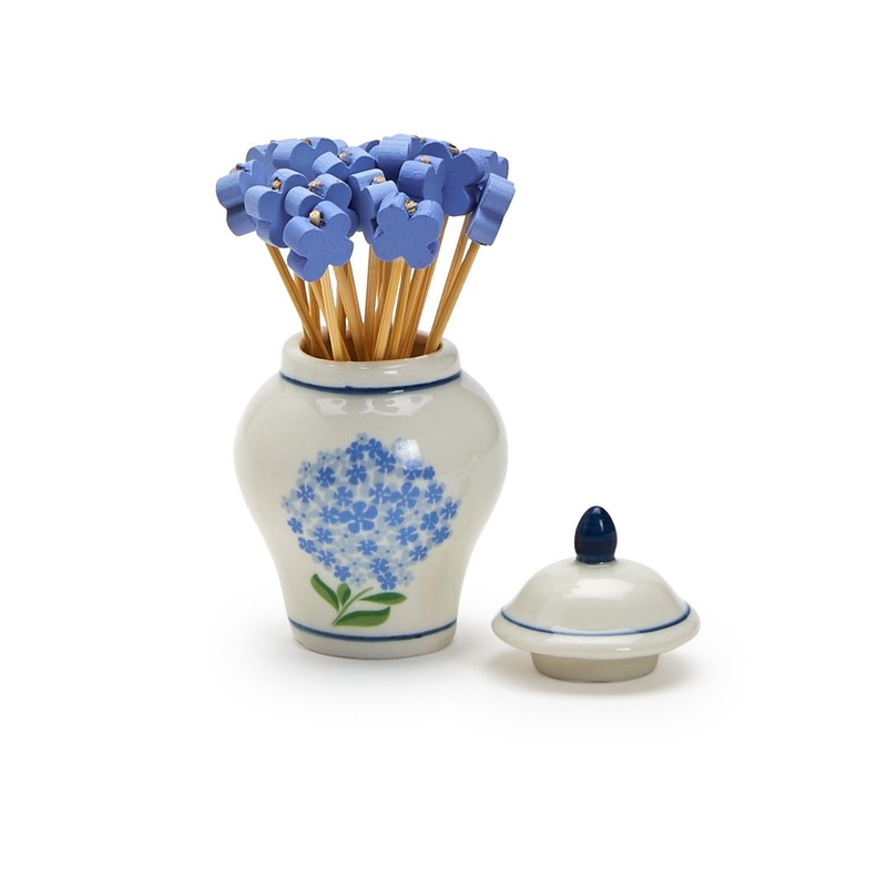 Hydrangea Jar with 20 Picks