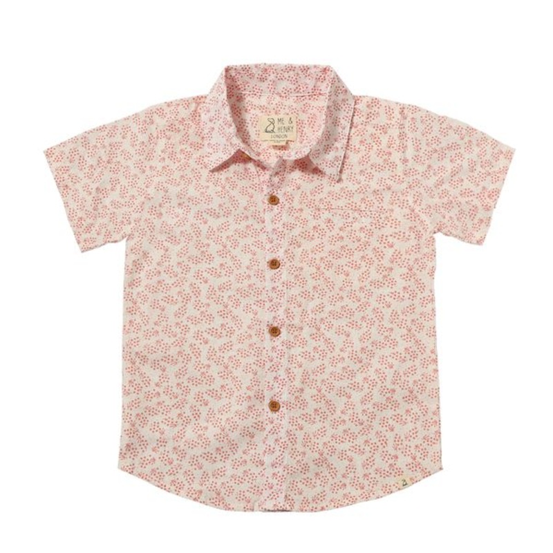 Newport Shirt Coral Floral