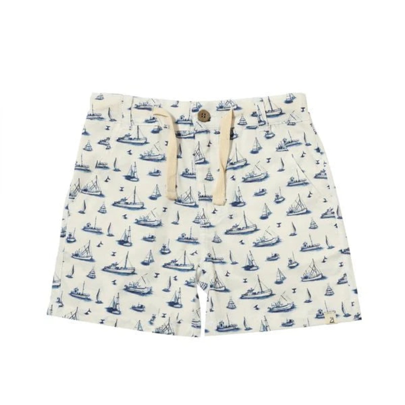 MAHALO Printed Navy Boats