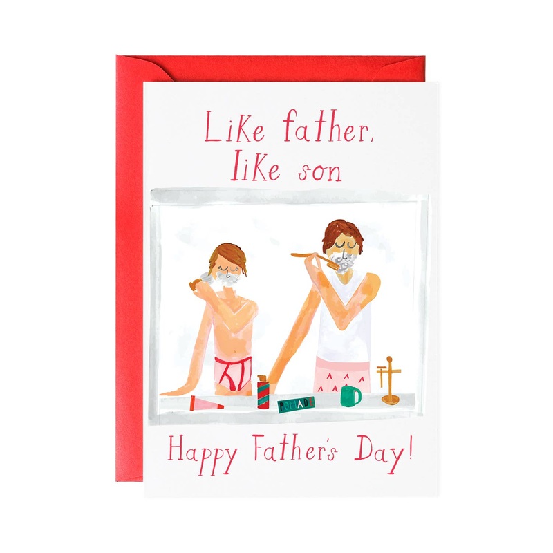 Pass the Shaving Cream – Father’s Day Greeting Card