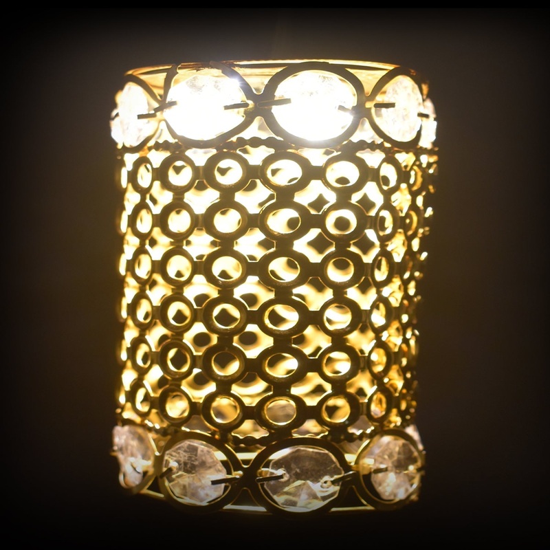 Antique Golden Jhoomer Chandelier  Diwali & Christmas Decor (1 Pc)