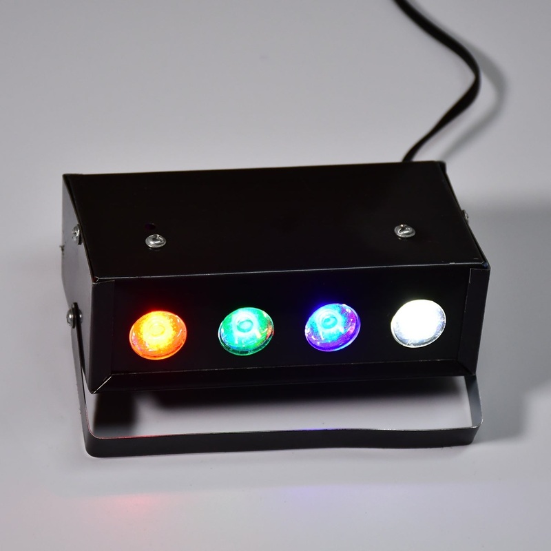 Mini Laser Projector Low Par Light 4 LED RGBW Stage Lighting Laser Light