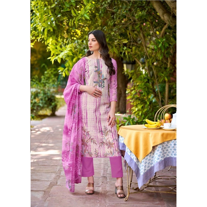 Zulfat Noor Unstitched Salwar Suit 4