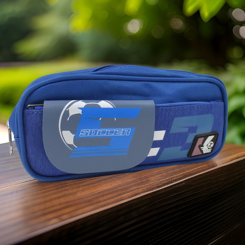 Pencil Pouch With Zipper (1 Pc / 2 Compartment )
