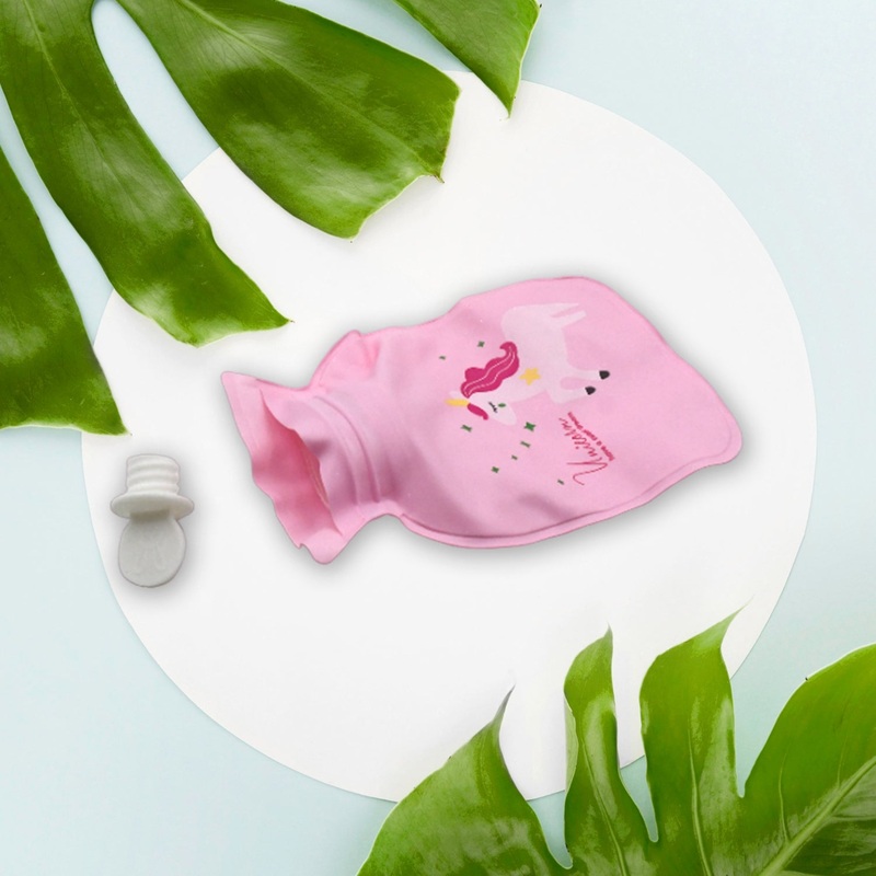 Mix-Design Printed Small Hot Water Bag  Leak-Proof Hot/Cold Therapy for Pain Relief (1 Pc)