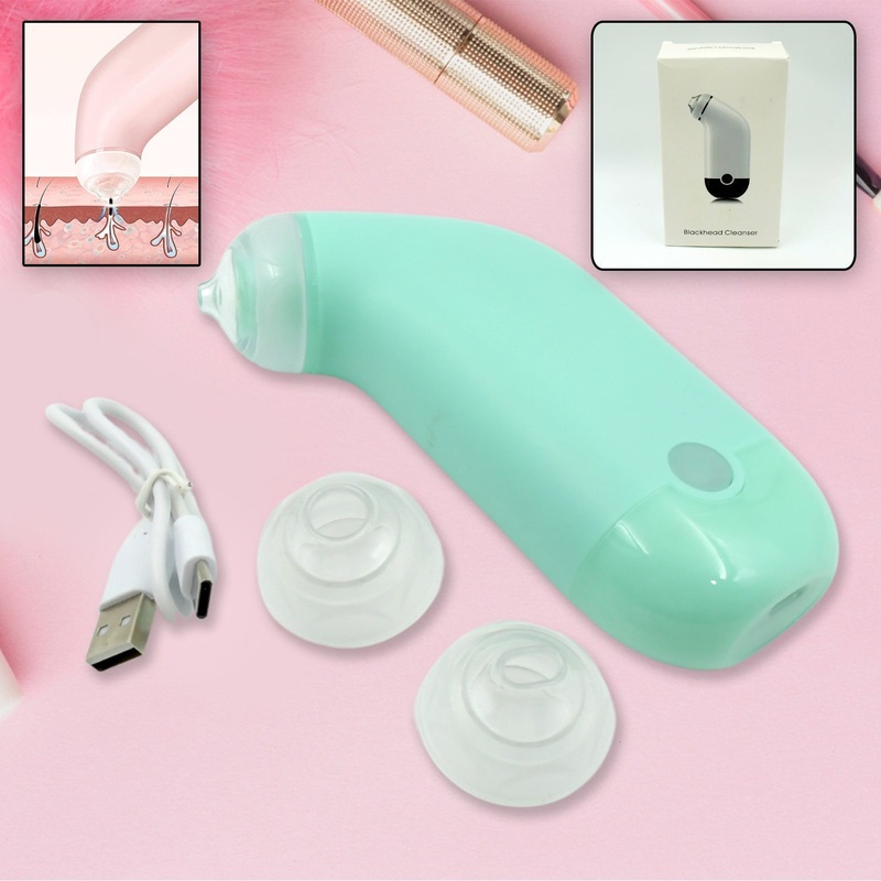 Mini Handheld Vacuum Blackhead Remover  Facial Massage & Spot Lifting (1 Pc)