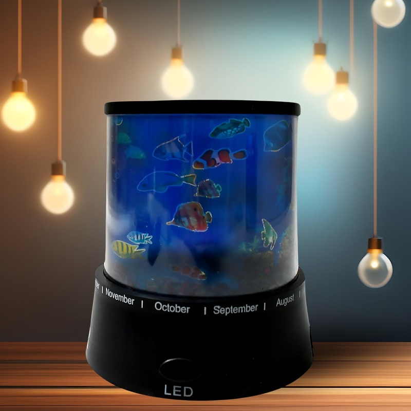 LED Projector Night Light  3 Battery Lamps, Rotating with Music, Perfect for Kids & Home Decor (1 Pc, Battery Not Included)