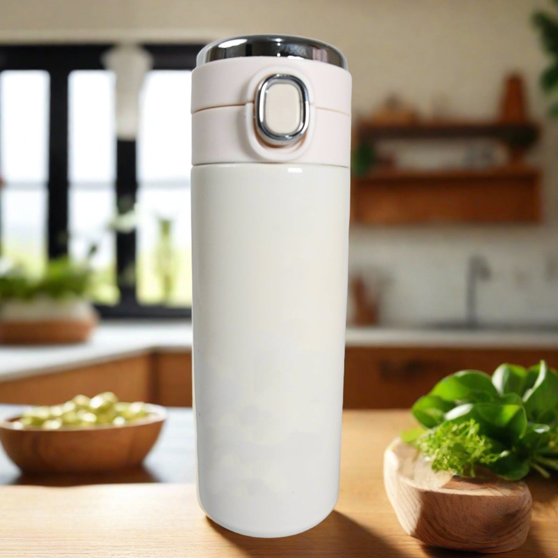 Smart Vacuum Insulated Water Bottle with LED Temperature Display, Cold & Hot | Leak Proof | Office Bottle | Gym | Home | Kitchen | Hiking | Trekking | Travel Bottle (Mix Color & Design / 320 ML)