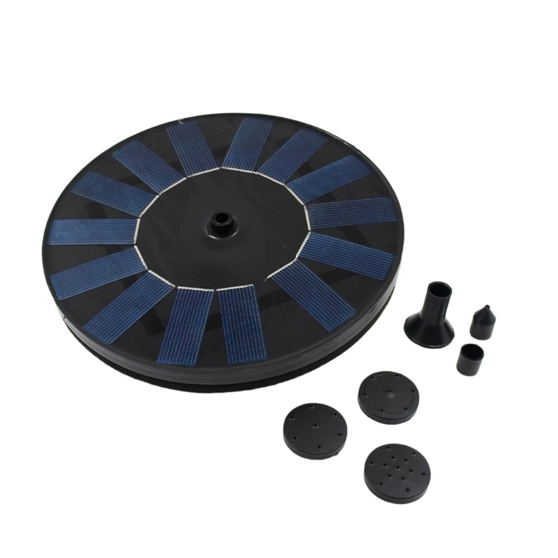 Fast Fountain by Pocket Hose – Solar-Powered – Instantly Adds a Water Feature Virtually Anywhere – 5 Spray Modes – No Installation or Batteries Required – Great for Bird Baths, Pools, Pond & More (1 Pc)