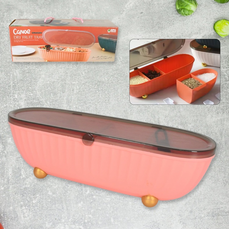 8255Spice Bottle Spice Jar Durable Spice Seasoning Box, Jar Food Grade Spoon Seasoning Case for Kitchen / Dry fruit Tray (1 Pc)